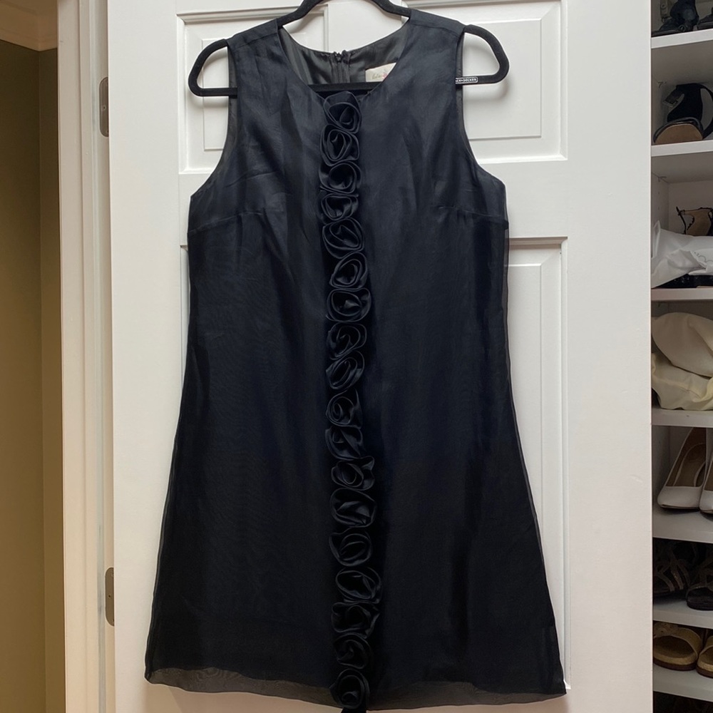 Gorgeous Cocktail Dress with Rose Detail - size 10